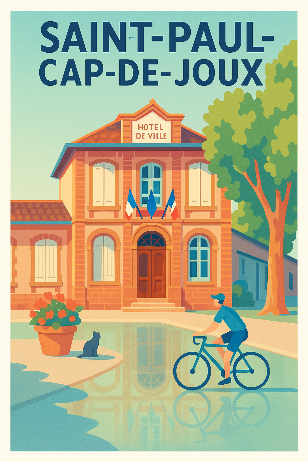 Affiche de Saint-Paul-Cap-de-Joux - Charme et Sérénité au Coeur du Village