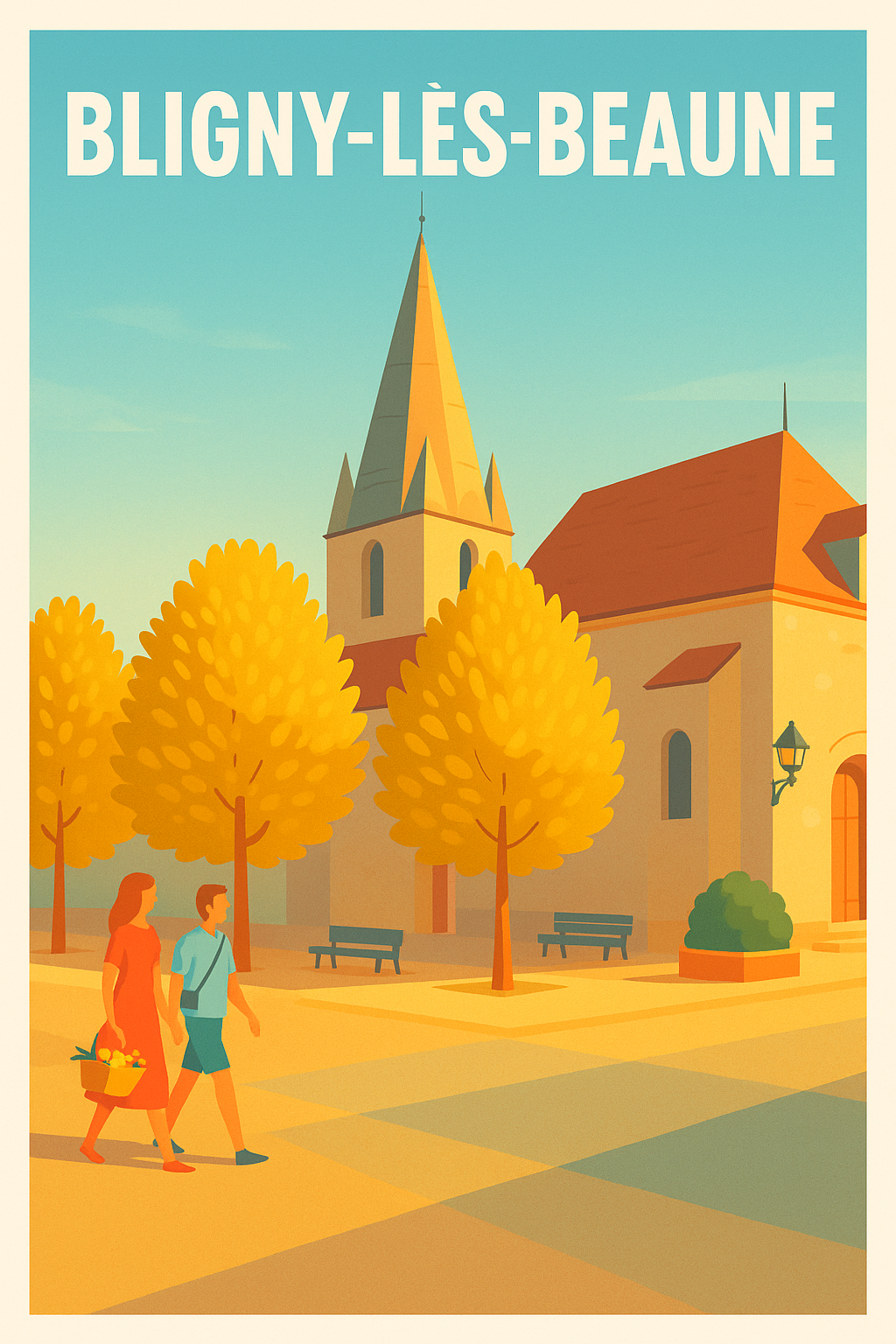 Affiche de Bligny-lès-Beaune - Charme et douceur en Bourgogne