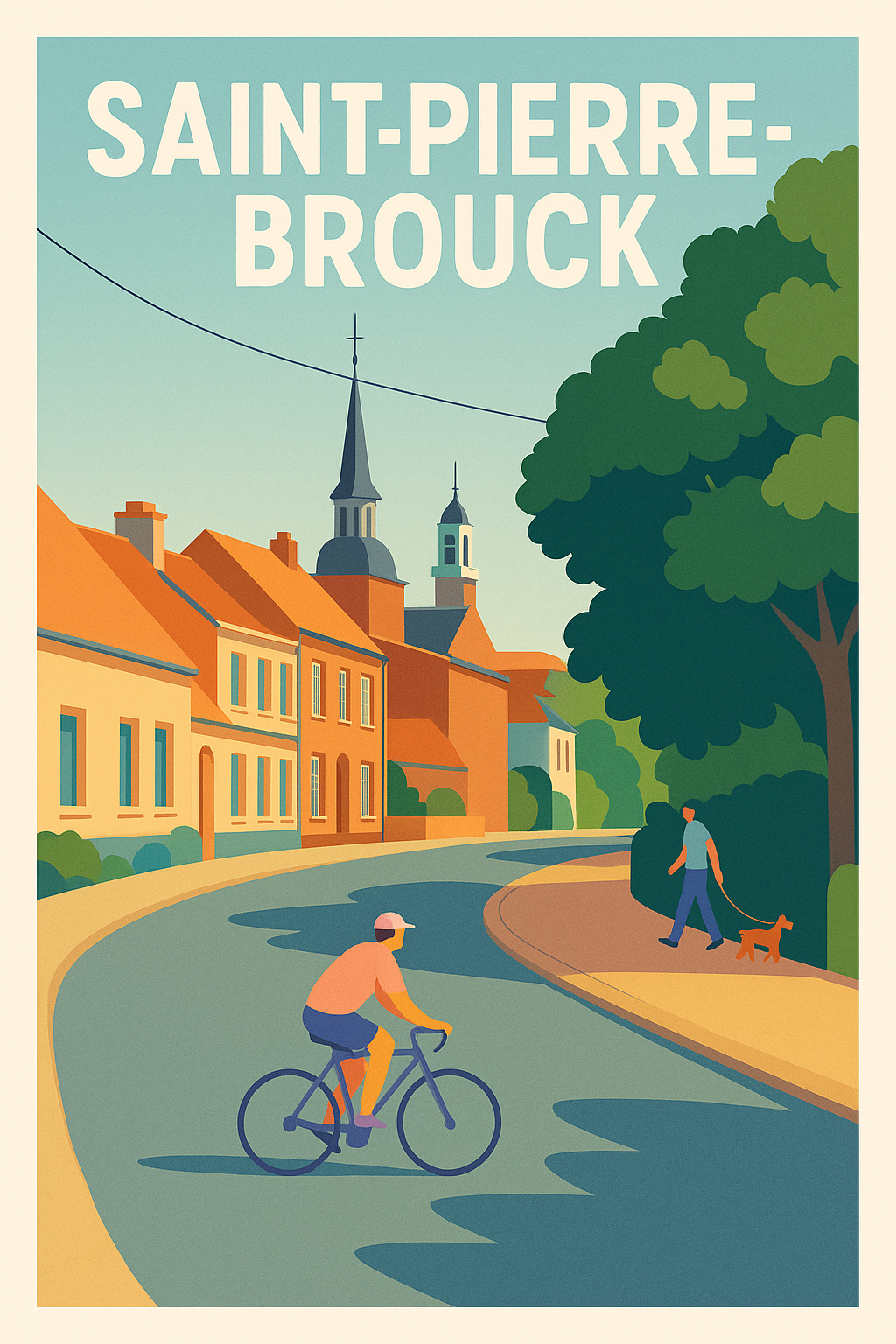 Affiche de Saint-Pierre-Brouck - Charme et douceur de vie en Nord