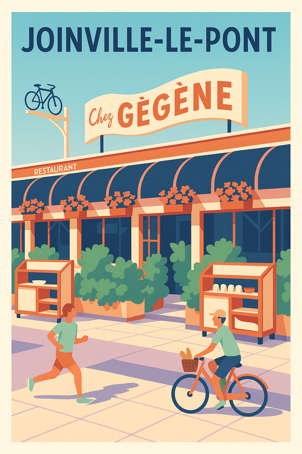 Affiche de Joinville-le-Pont - Ambiance détendue chez Gègène