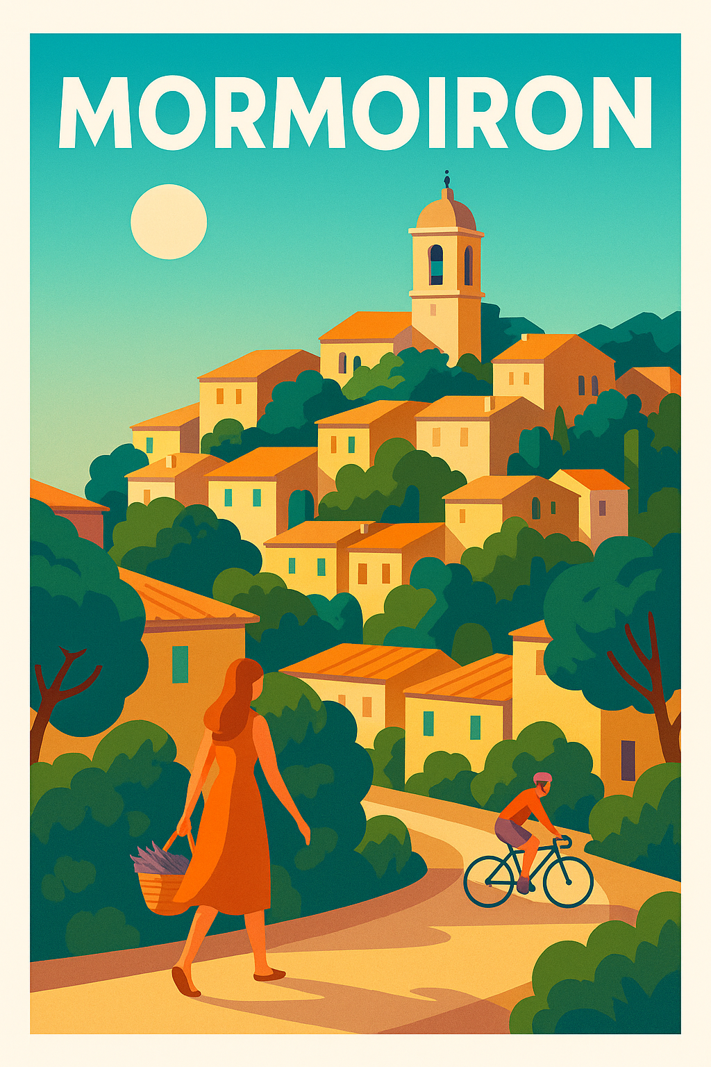 Affiche de Mormoiron - Charme provençal et douceur de vivre