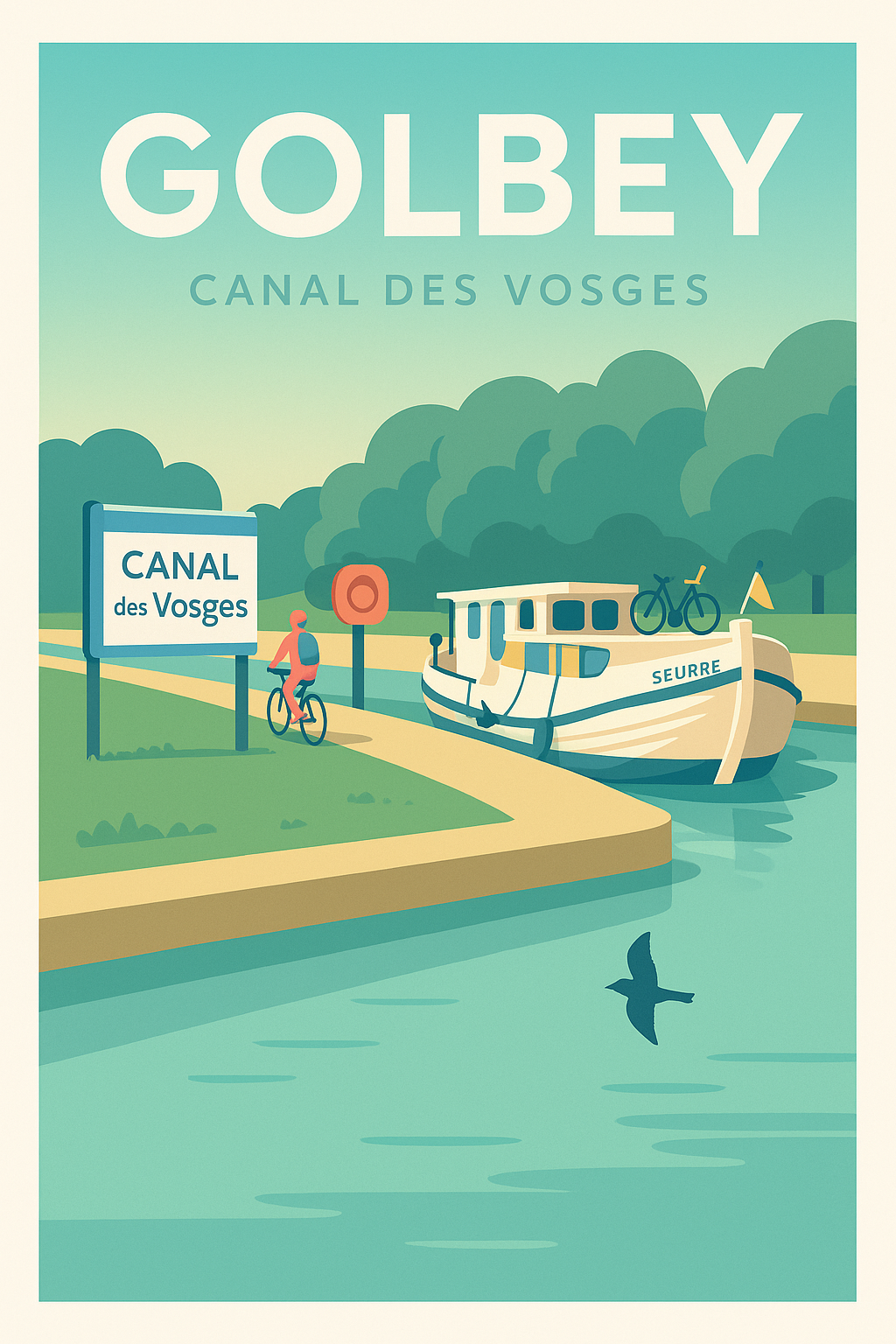 Affiche de Golbey - Sérénité au Canal des Vosges