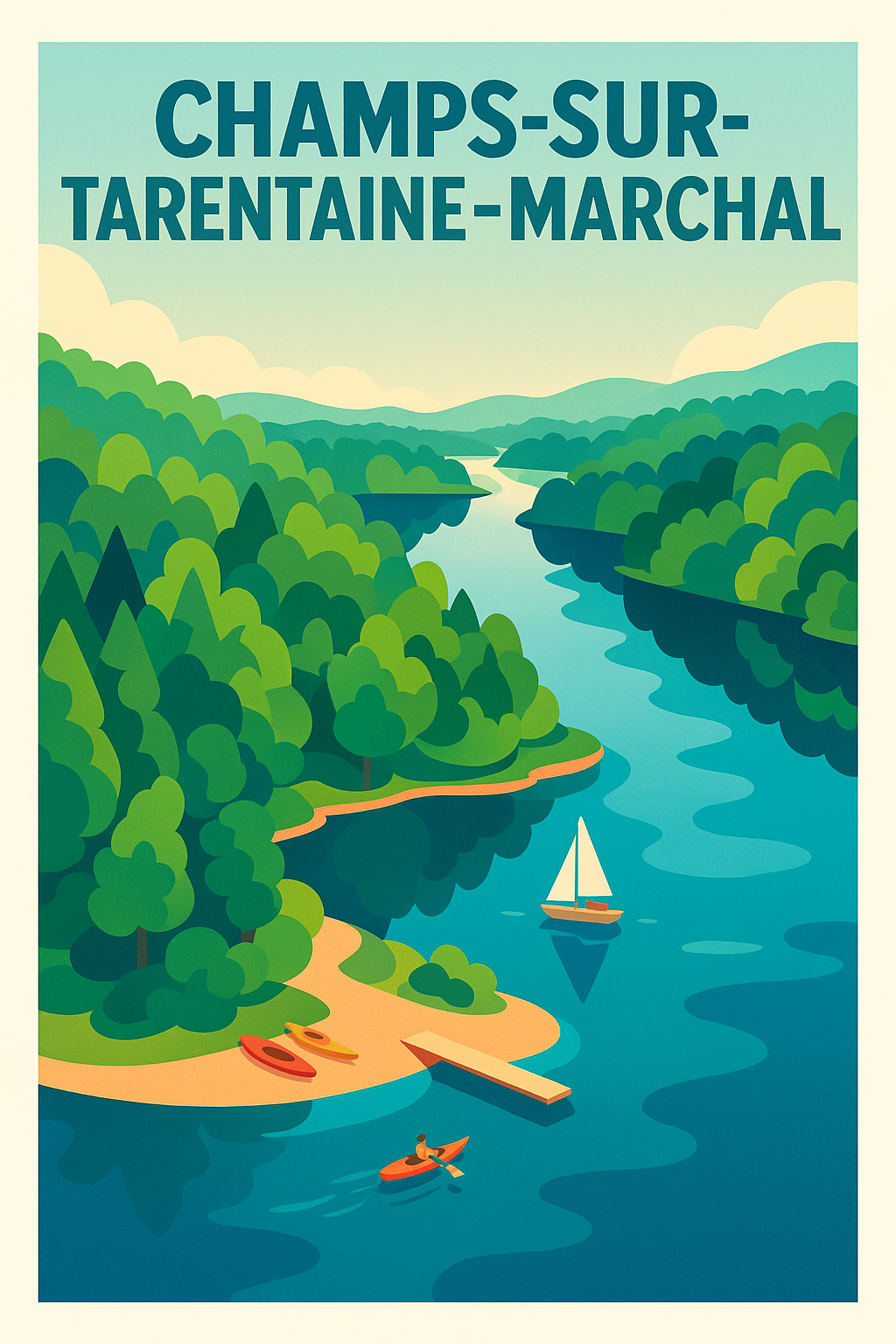 Affiche de Champs-sur-Tarentaine-Marchal - Évasion au cœur de la nature