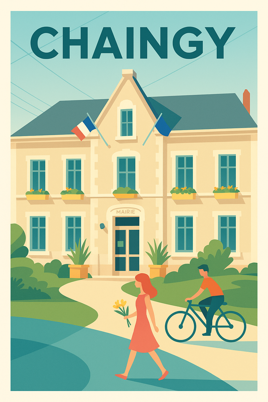 Affiche de Chaingy - Charme et douceur de vivre à la mairie