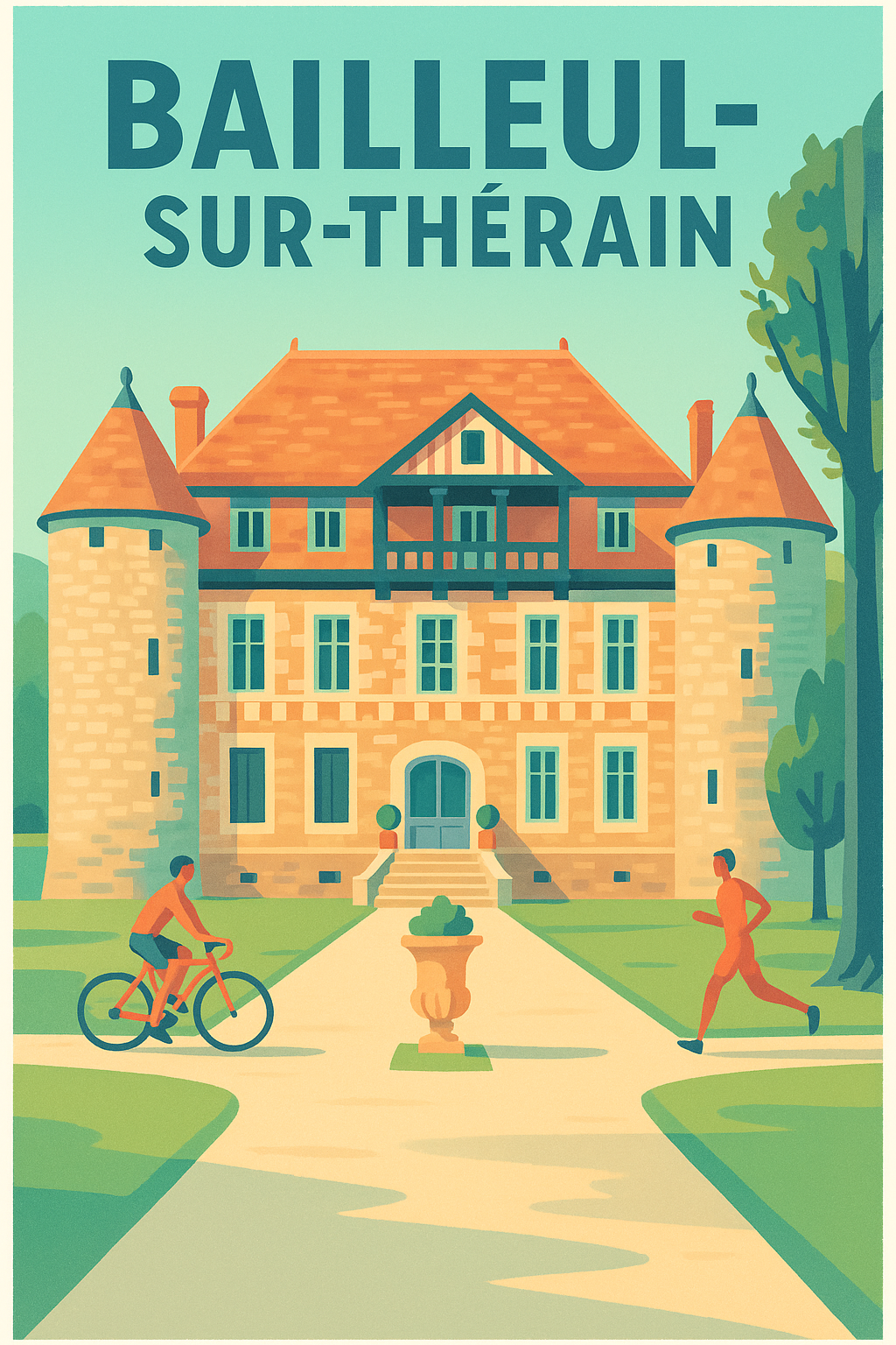 Affiche de Bailleul-sur-Thérain - Charme historique et nature apaisante