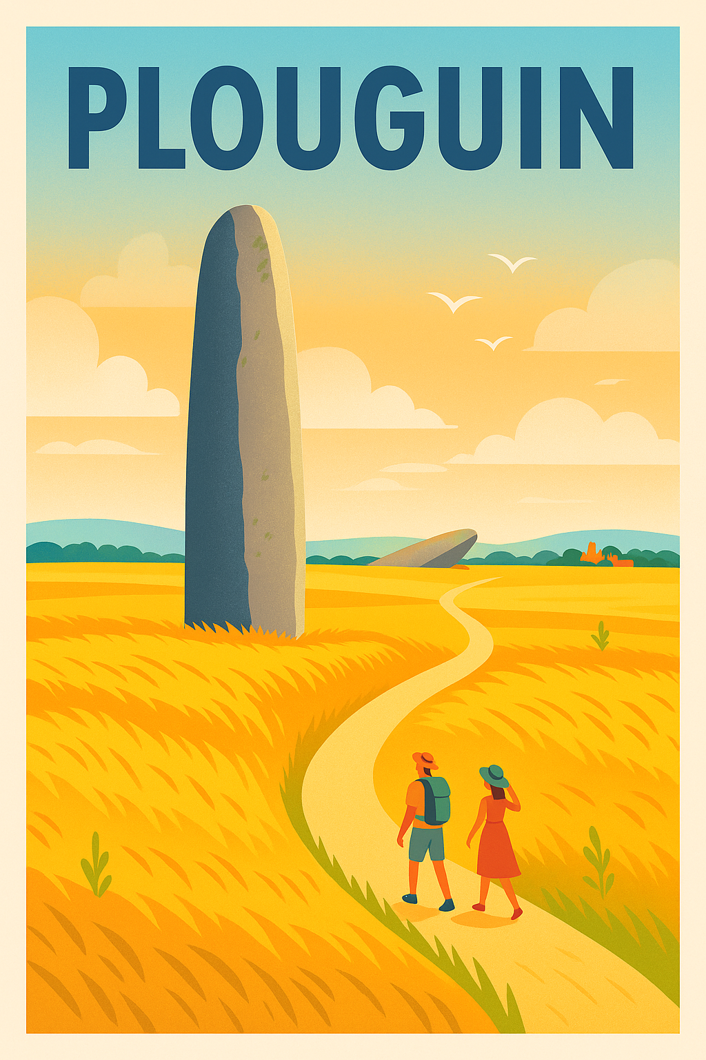Affiche de Plouguin - Voyage au cœur des légendes bretonnes