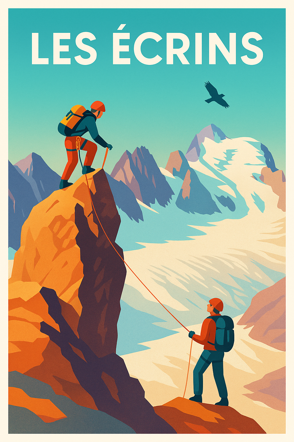 Affiche de Les Écrins - Aventure alpine et conquête des sommets