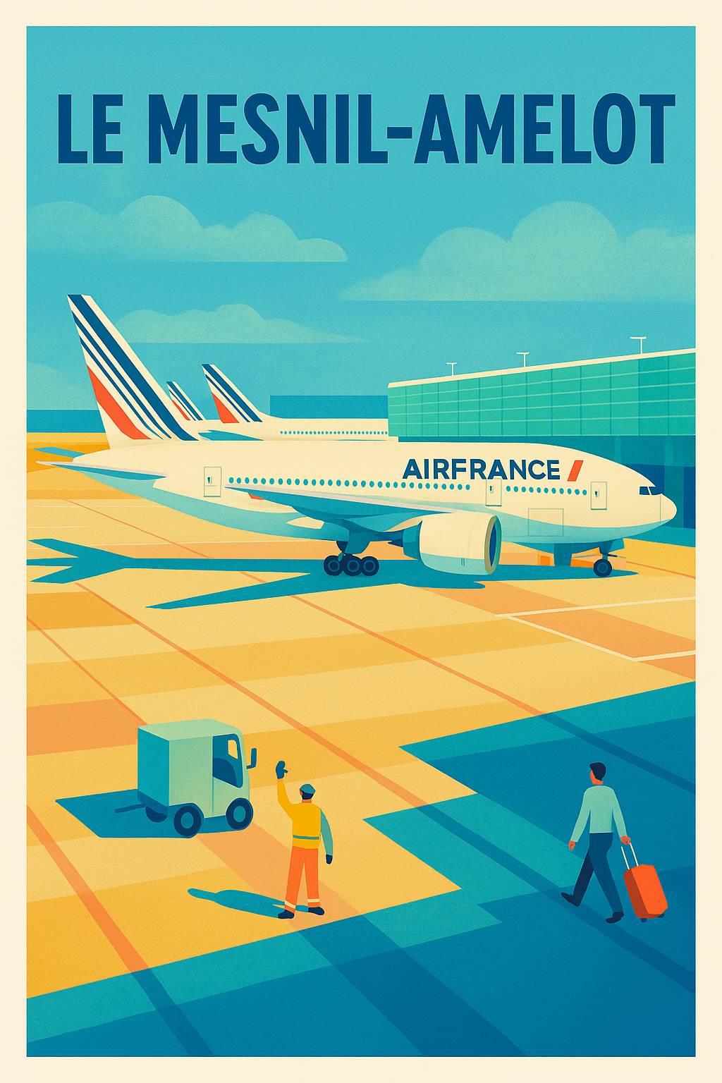 Affiche de Le Mesnil-Amelot - Porte d'entrée vers le ciel