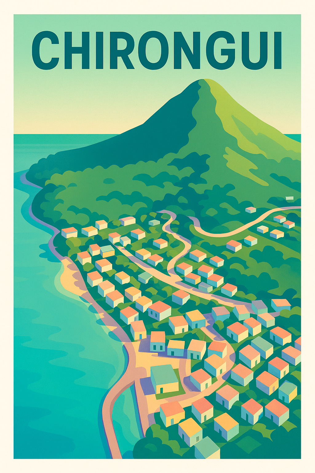 Affiche de Chirongui - Charme insulaire et douceur tropicale