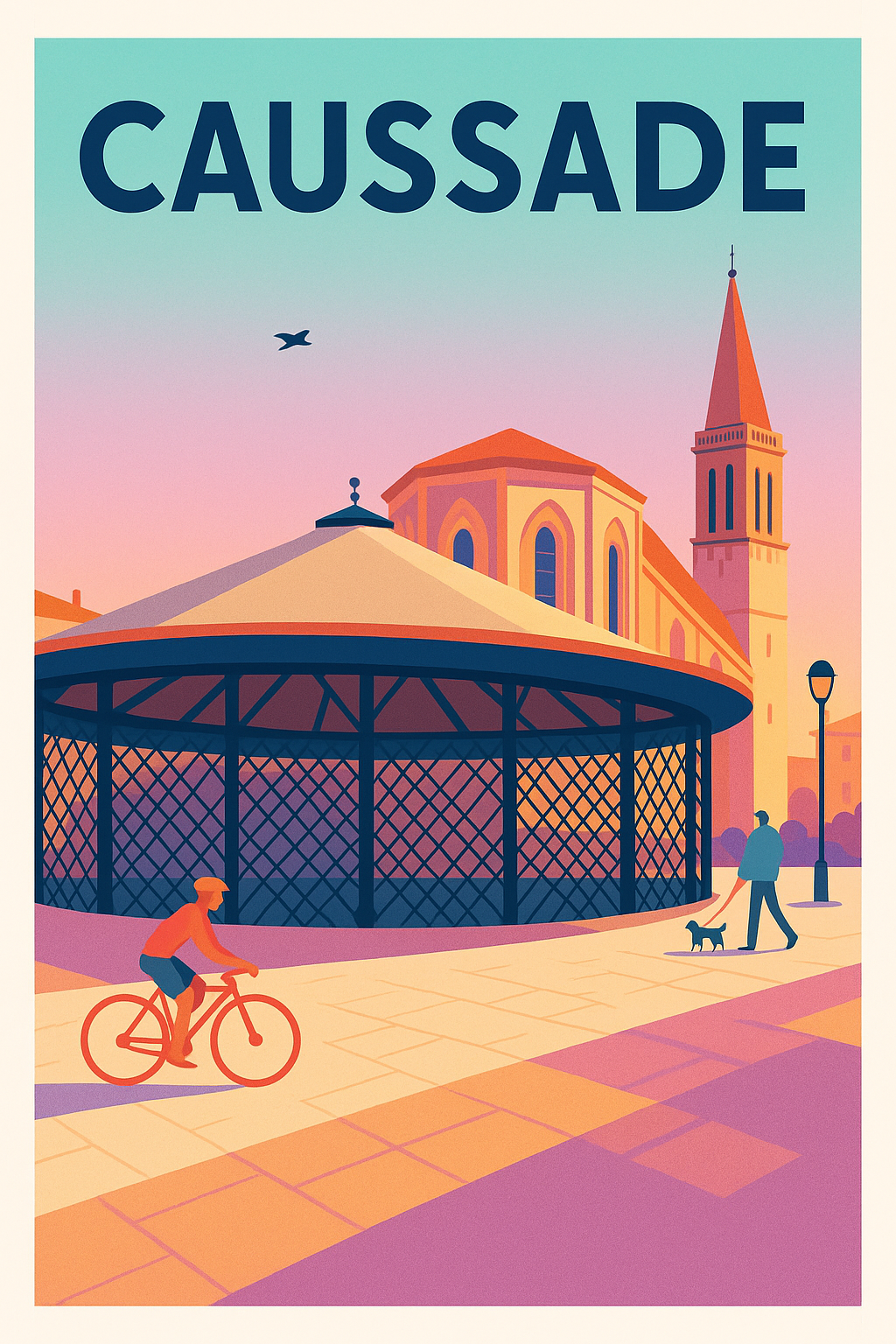 Affiche de Caussade - Charme et sérénité en plein cœur de la ville