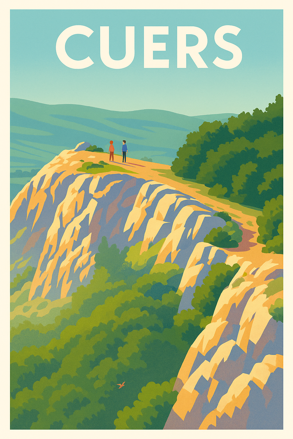 Affiche de Cuers - Panorama naturel et apaisant