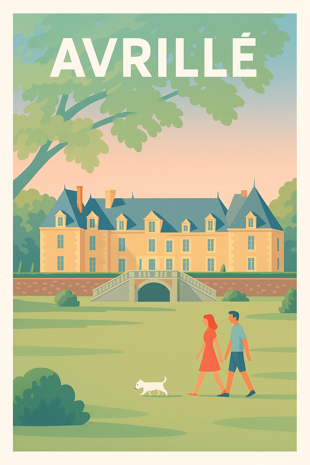 Affiche de Avrillé - Promenade bucolique au château