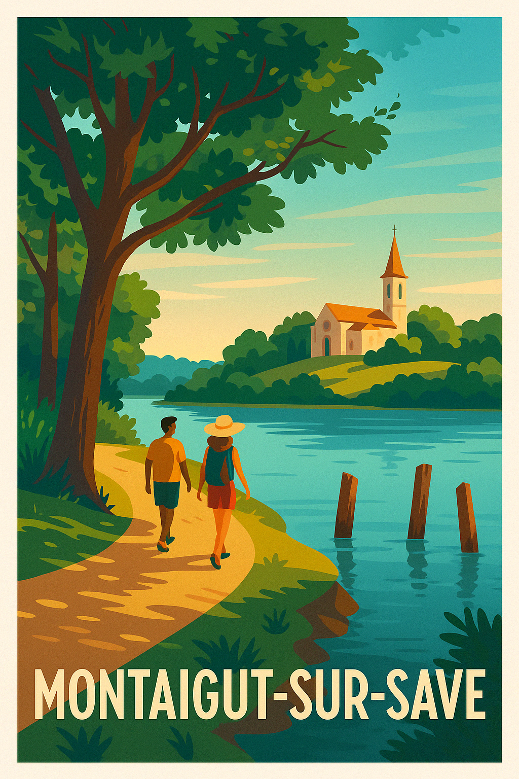 Montaigut-sur-Save - Balade au bord de l'eau