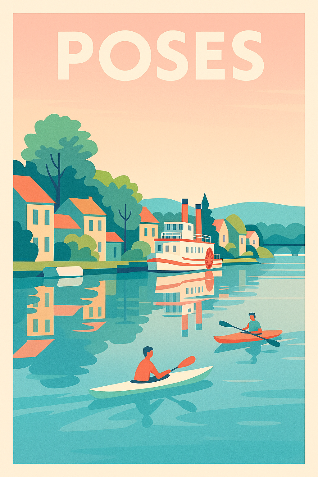 Affiche de Poses - Escapade paisible au fil de l'eau