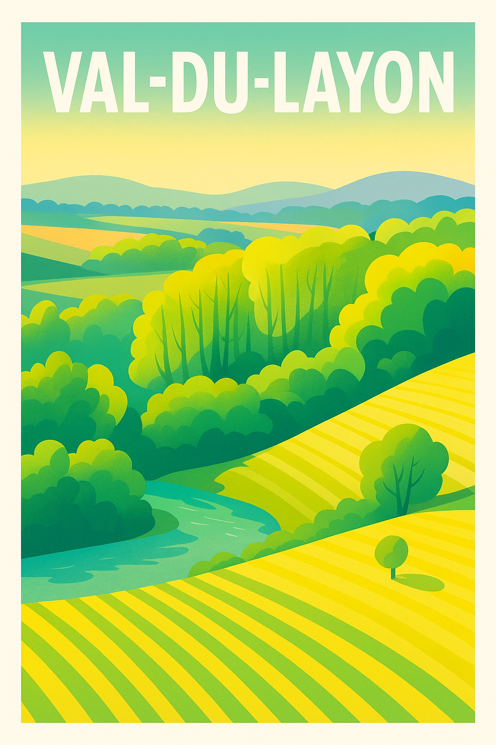 Affiche de Val-du-Layon - Évasion champêtre aux couleurs éclatantes