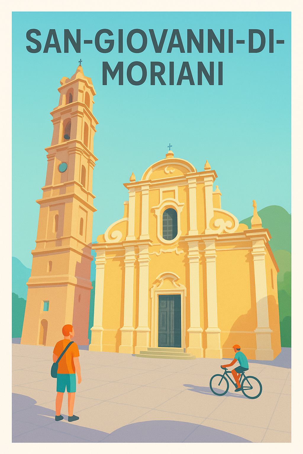 Affiche de San-Giovanni-di-Moriani - Un coin de Corse ensoleillé
