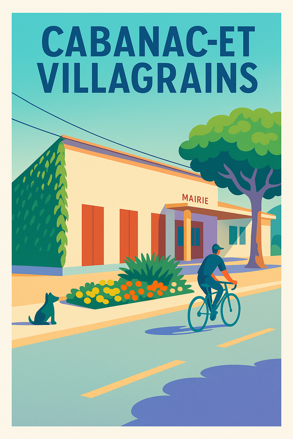 Affiche de Cabanac-et-Villagrains - Sérénité et vie locale