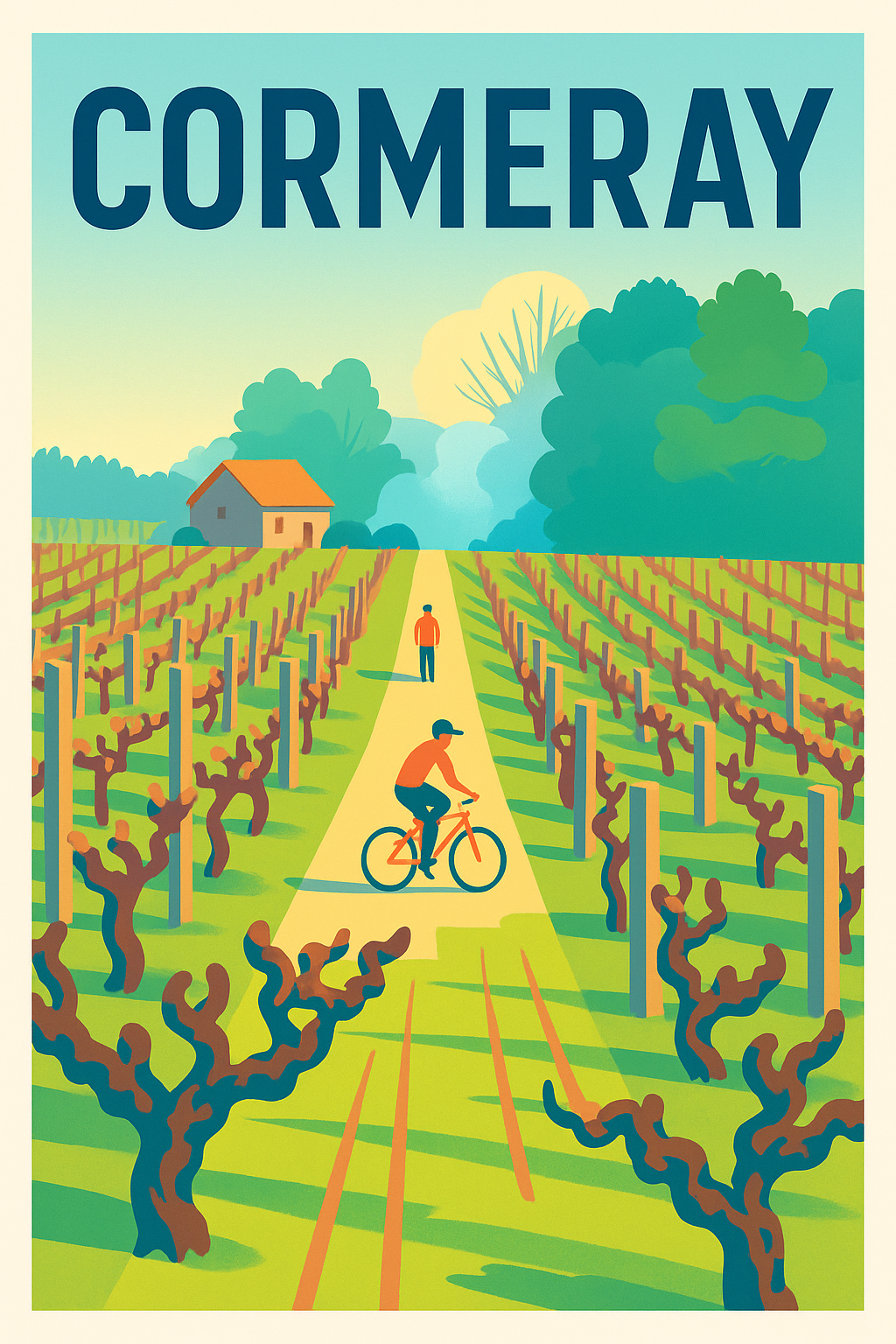 Affiche de Cormeray - Balade en pleine nature entre vignes et campagne