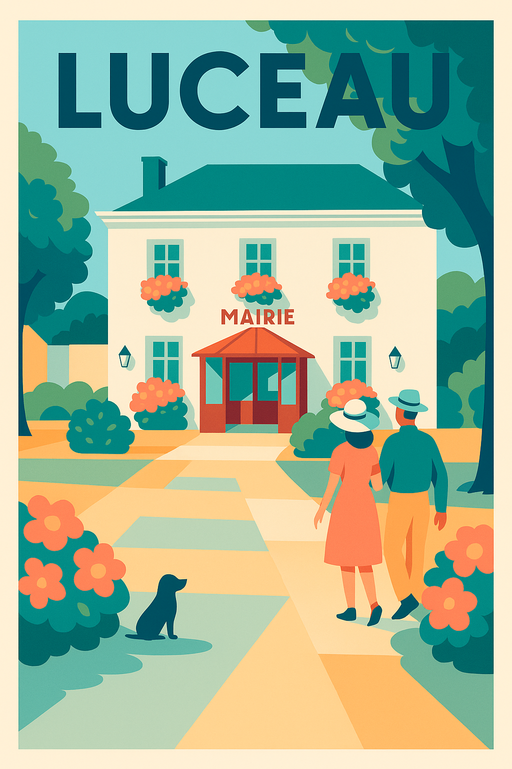 Affiche de Luceau - Charme et sérénité au cœur du village