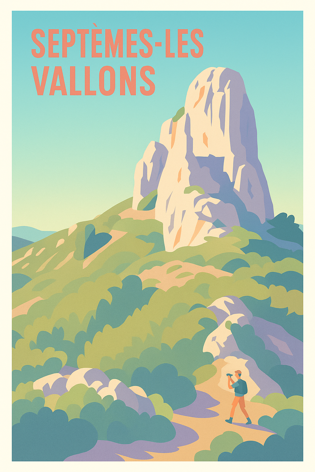 Affiche de Septèmes-les-Vallons - Aventure et nature au cœur des collines