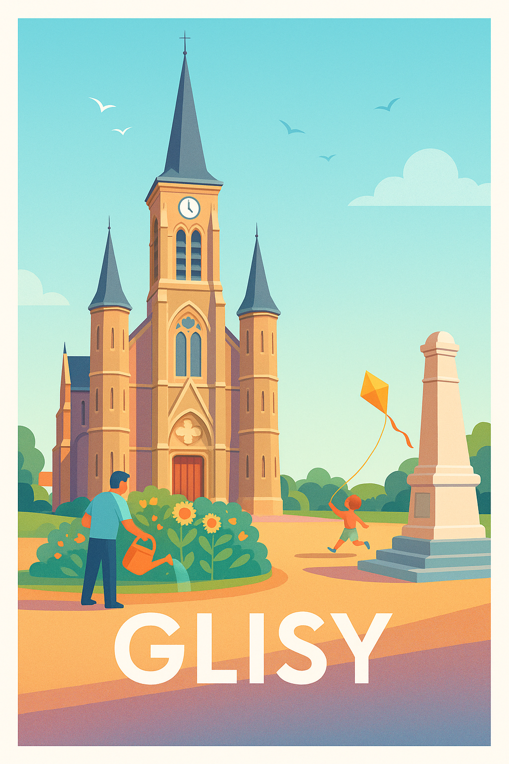 Affiche de Glisy - Charme et sérénité au cœur du village