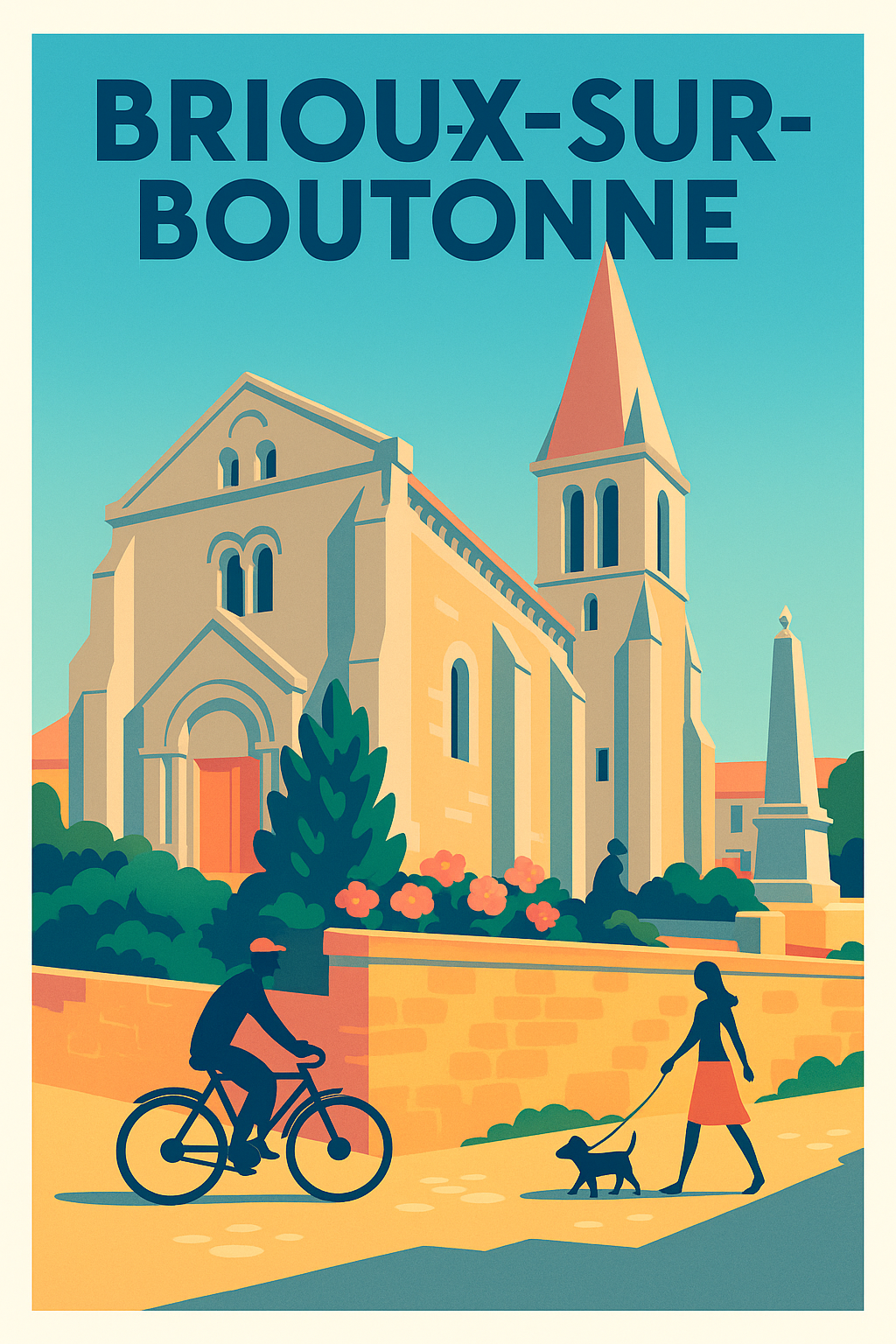 Affiche de Brioux-sur-Boutonne - Charme et Sérénité au Cœur du Village
