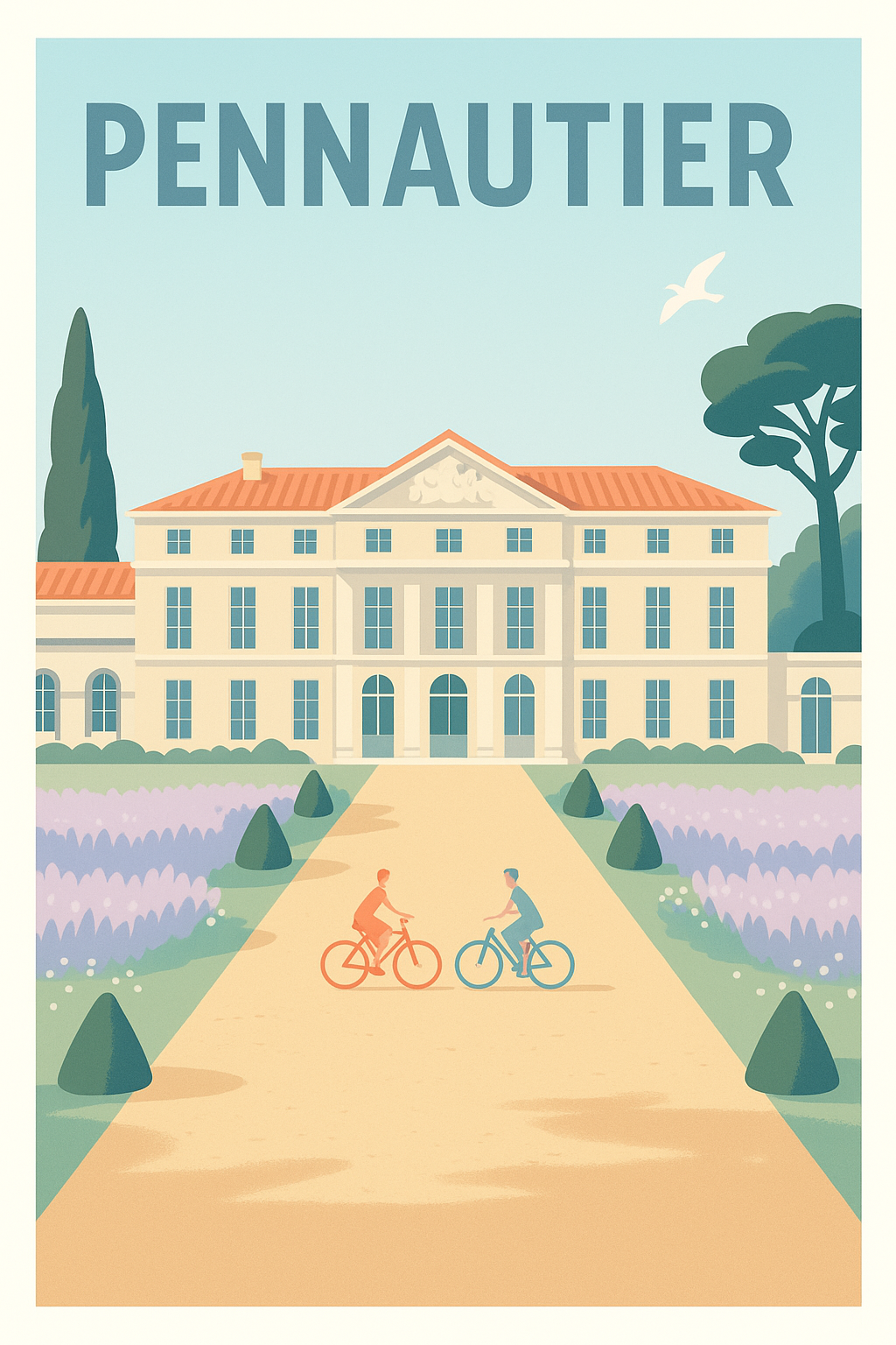 Affiche de Pennautier - Élégance et sérénité au cœur du domaine