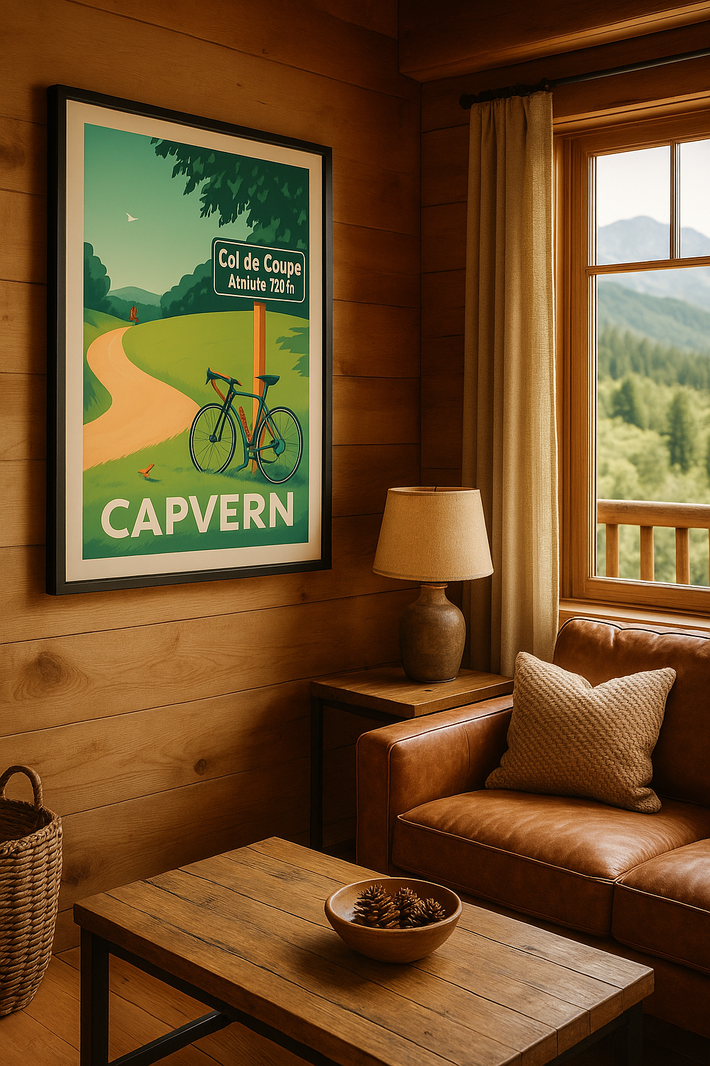 Mise en situation Affiche de Capvern - Escapade nature au Col de Coupe