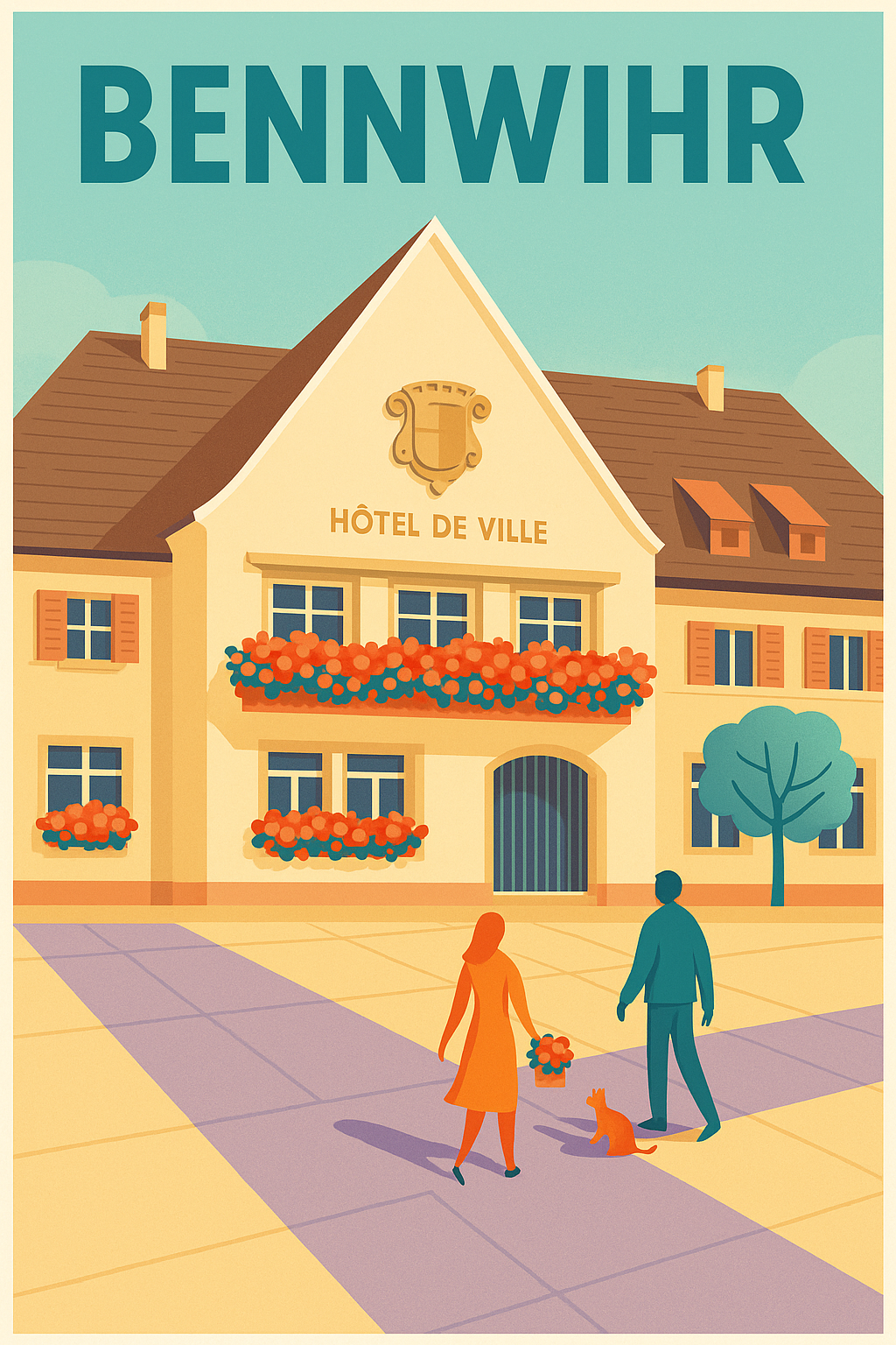 Affiche de Bennwihr - Charme et douceur de la Maison de Ville