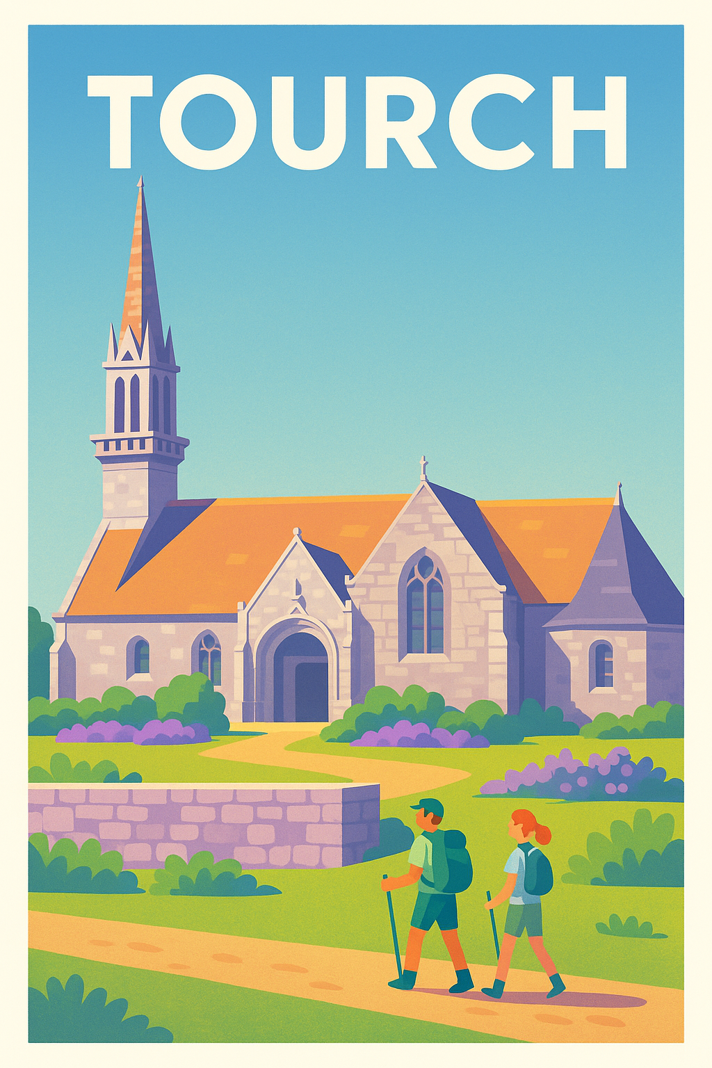 Affiche de Tourch - Escapade champêtre et patrimoine breton