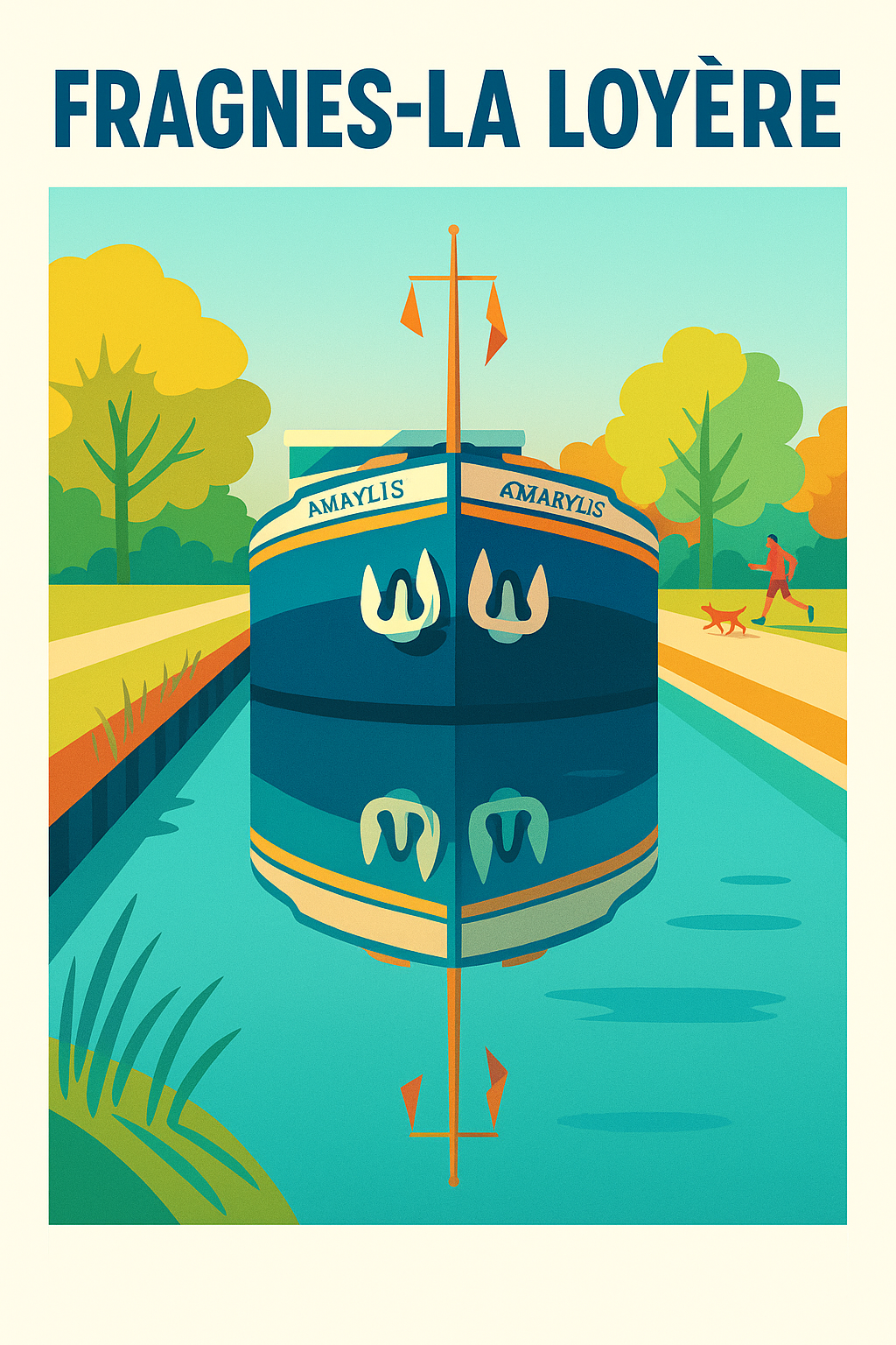 Affiche de Fragnes-La Loyère - Sérénité au fil de l'eau