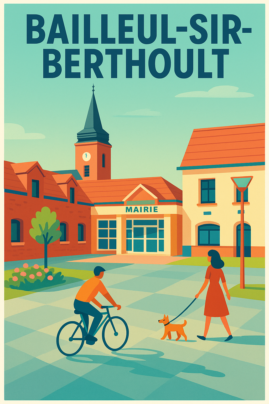 Affiche de Bailleul-Sir-Berthoult - Charme et vie paisible au cœur du village