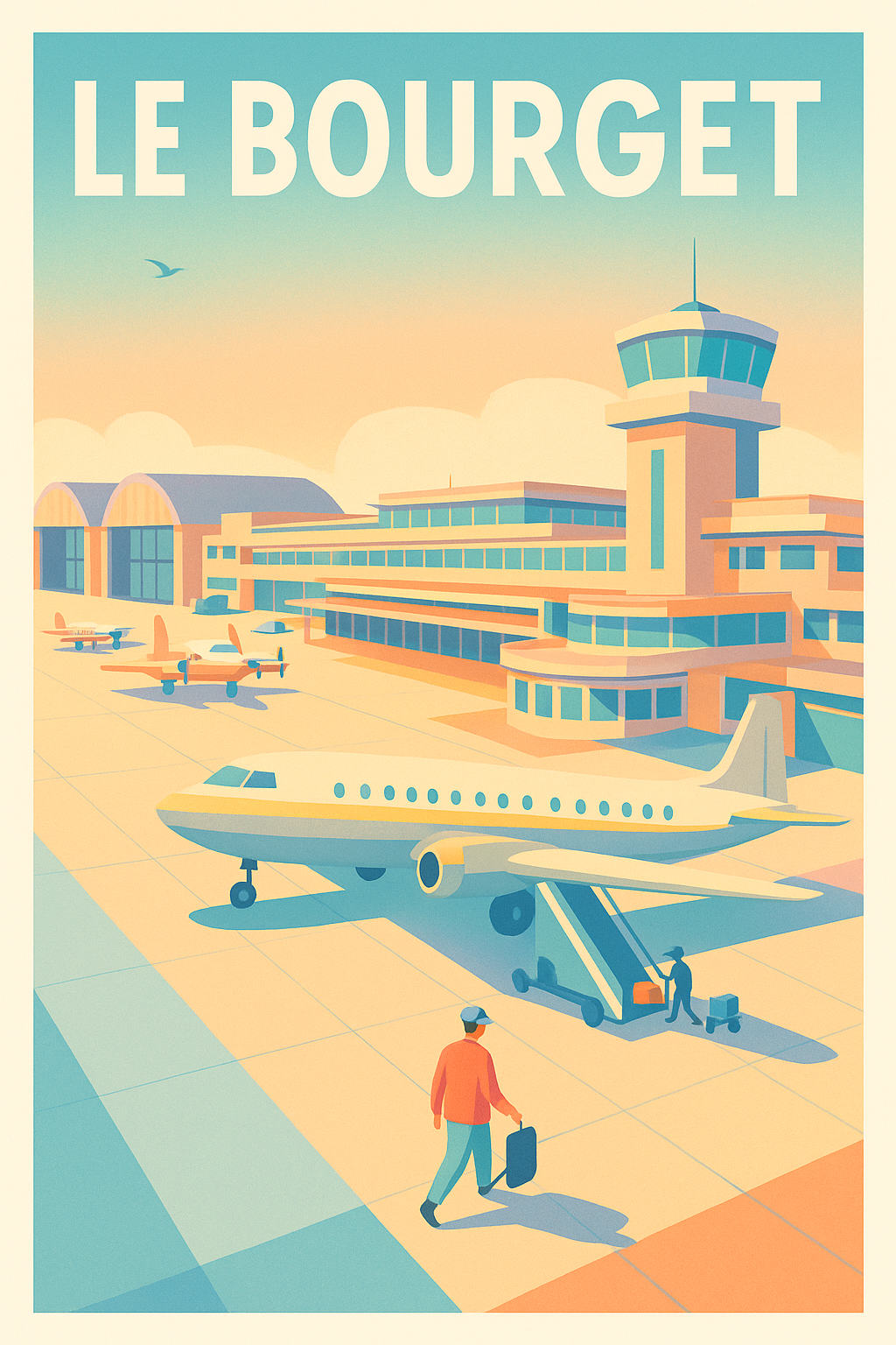 Affiche de Le Bourget - L'aéroport emblématique en pleine effervescence