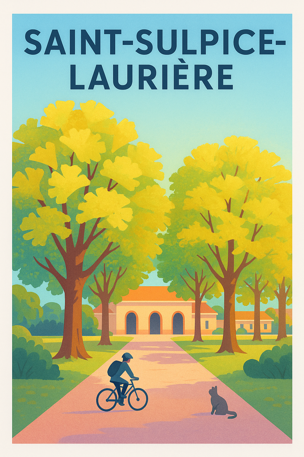 Affiche Saint-Sulpice-Laurière — Charme bucolique et sérénité · poster d'art de Saint-Sulpice-Laurière