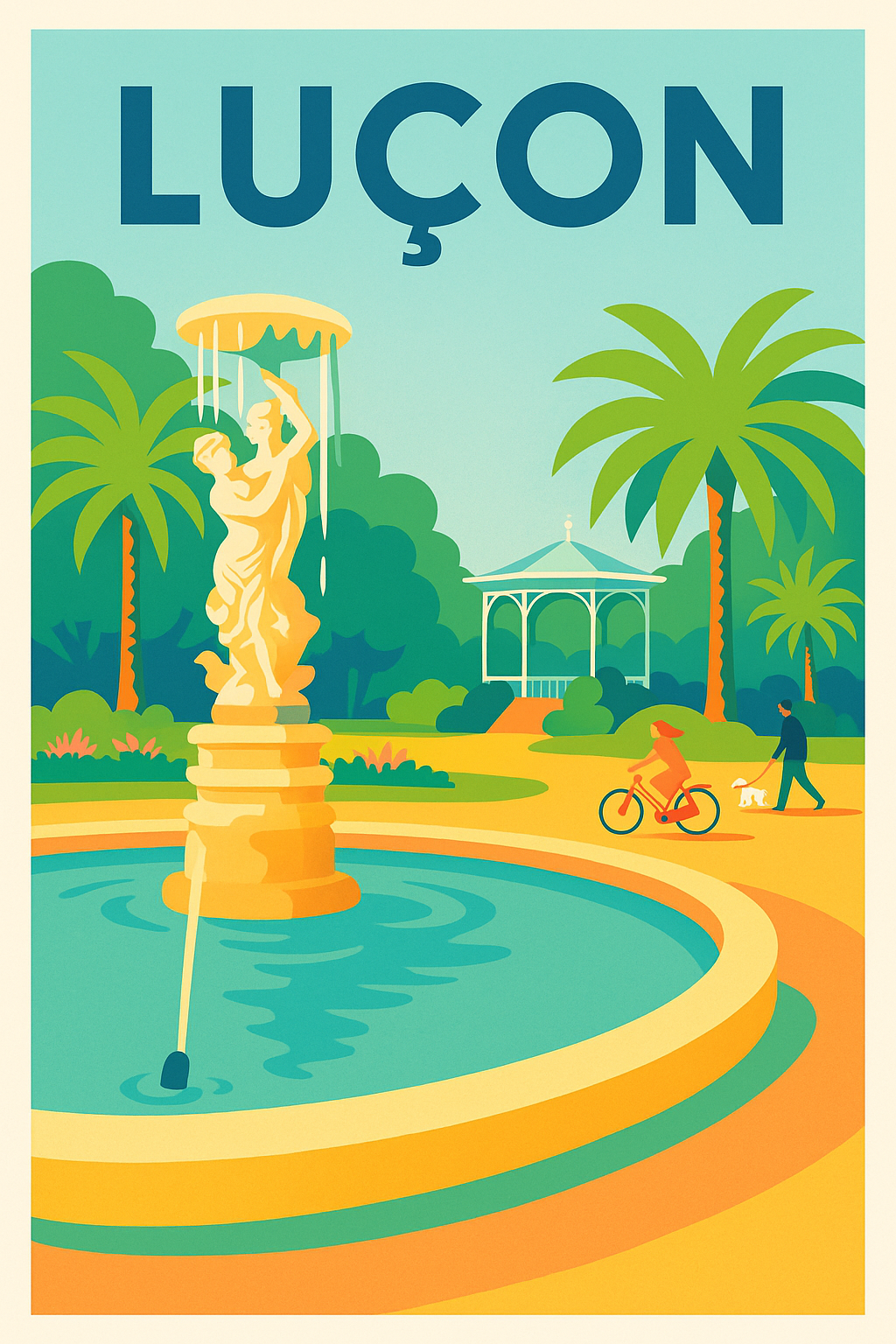 Affiche de Luçon - Reflets de Sérénité au Jardin Public