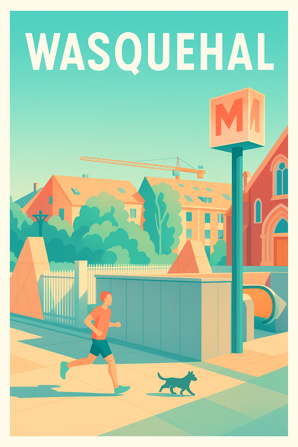 Affiche de Wasquehal - Promenade urbaine en douceur