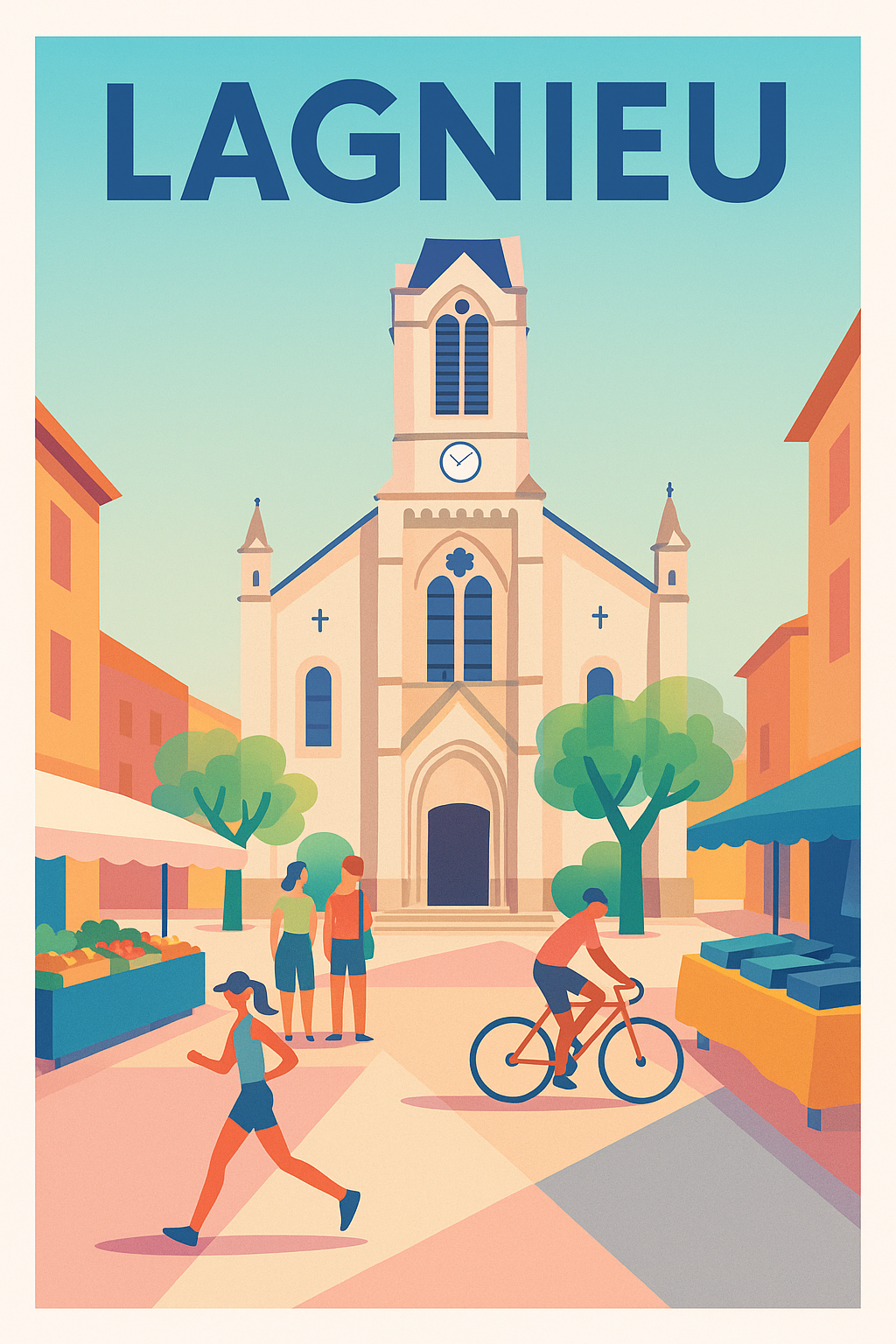 Affiche de Lagnieu - L'ambiance conviviale du cœur de ville