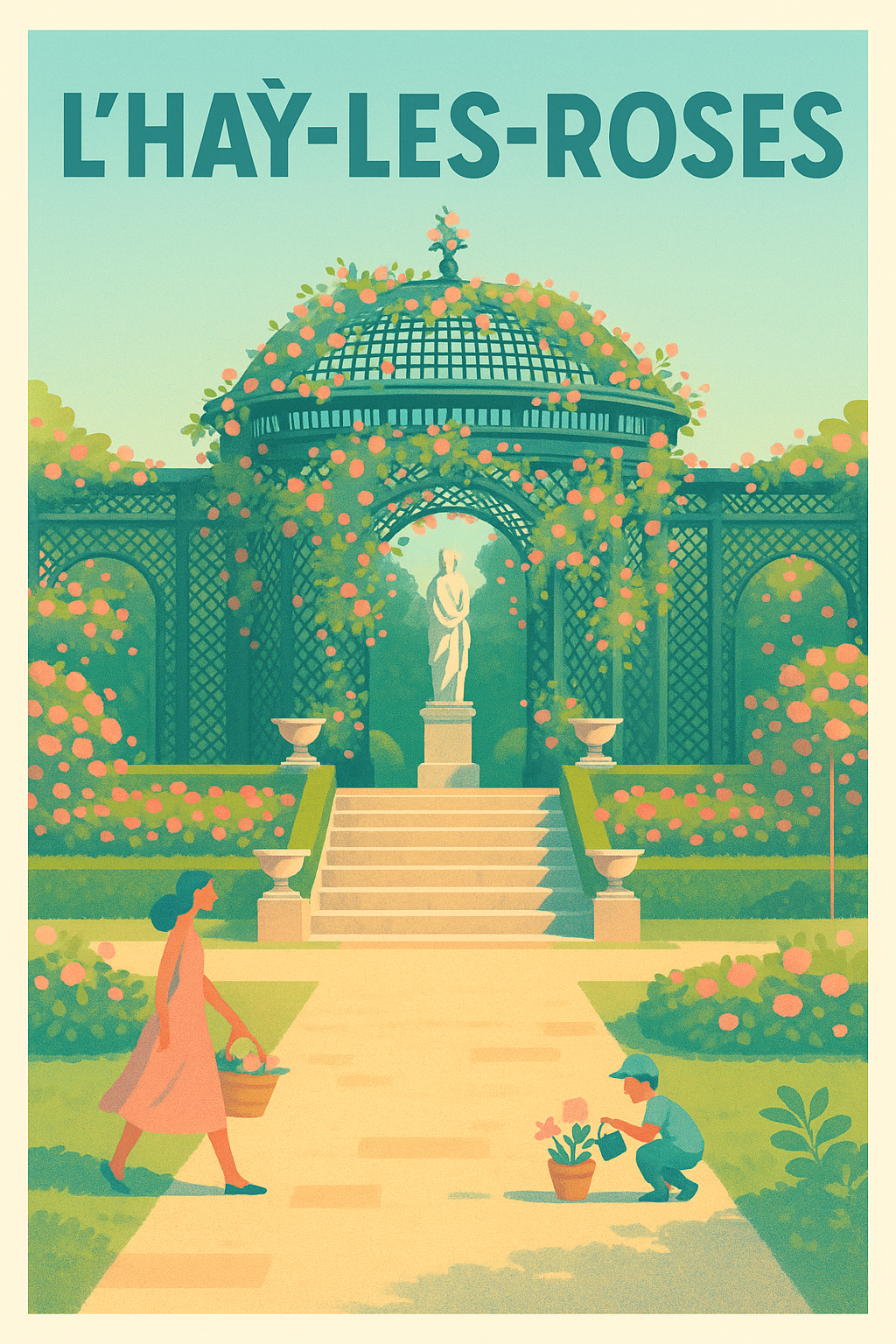 Affiche de L'Haÿ-les-Roses - L'élégance florale au cœur du jardin