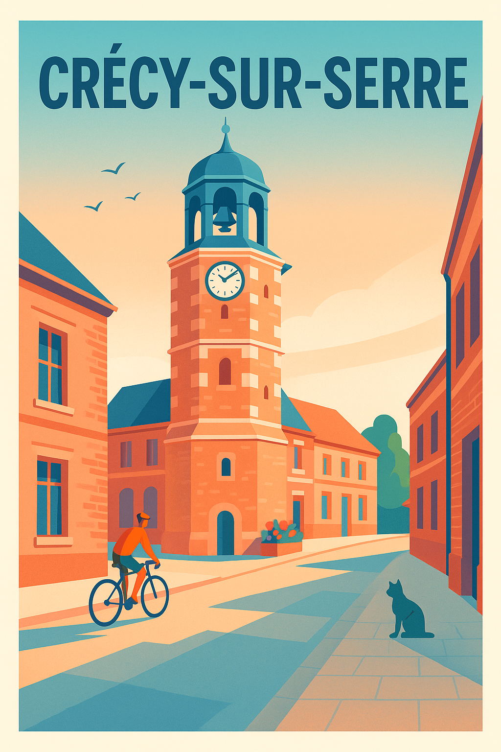 Affiche de Crécy-sur-Serre - Charme et tranquillité au cœur de la ville