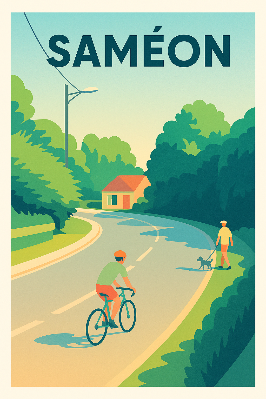 Affiche de Saméon - Douceur d'une balade bucolique