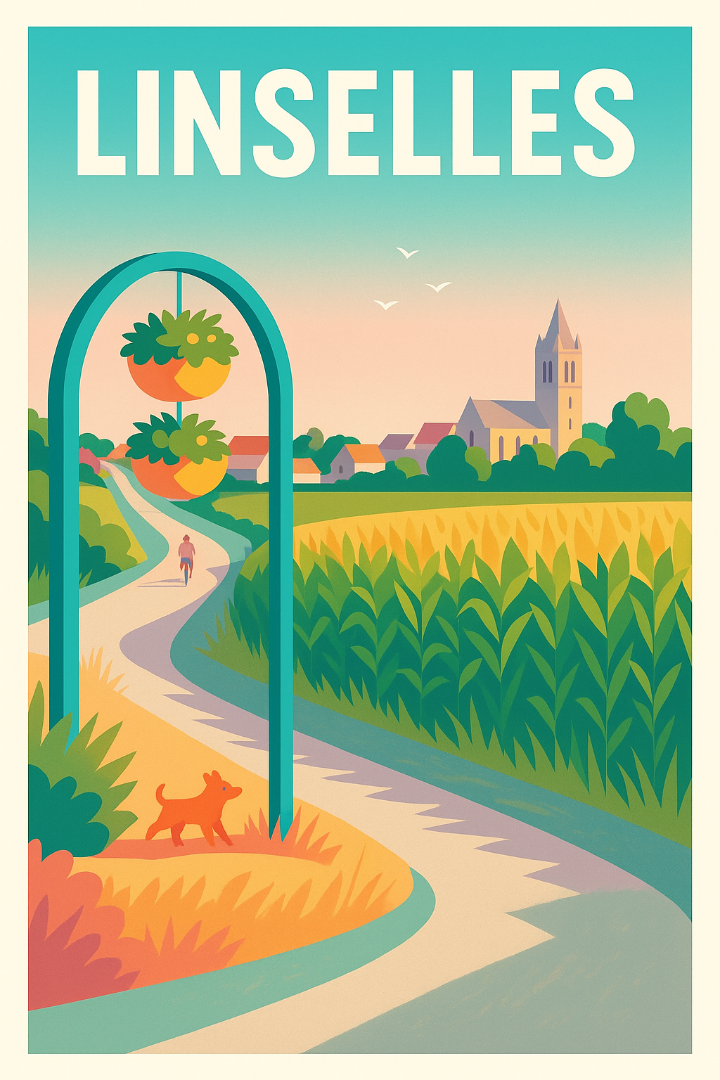 Affiche de Linselles - Charme bucolique et nature préservée