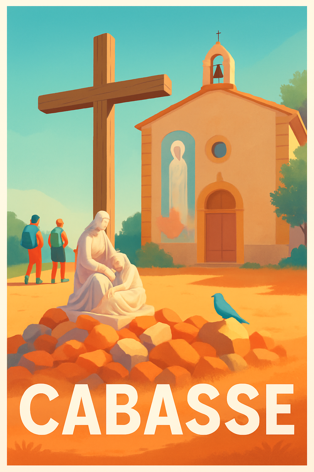 Affiche de Cabasse - Tranquillité et héritage provençal