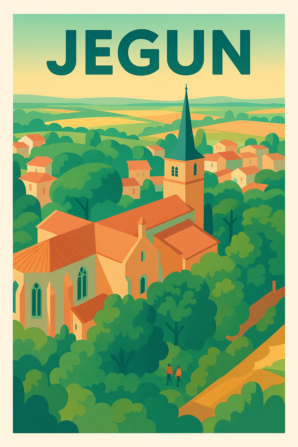 Affiche de Jegun - Charme et sérénité au cœur du Gers