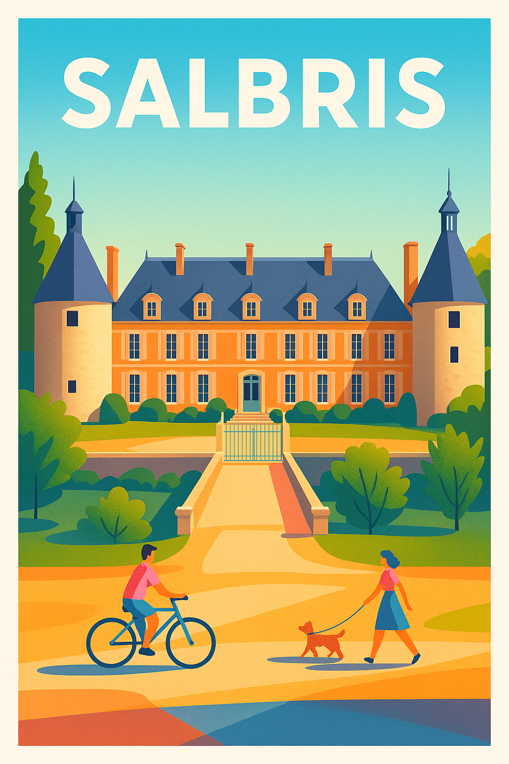 Affiche de Salbris - Un cadre de vie paisible et historique