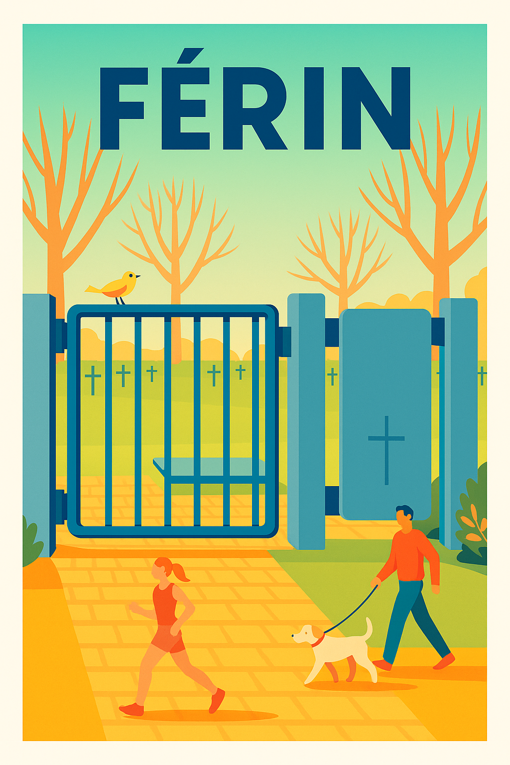 Affiche de Férin - Ambiance paisible et nature au quotidien