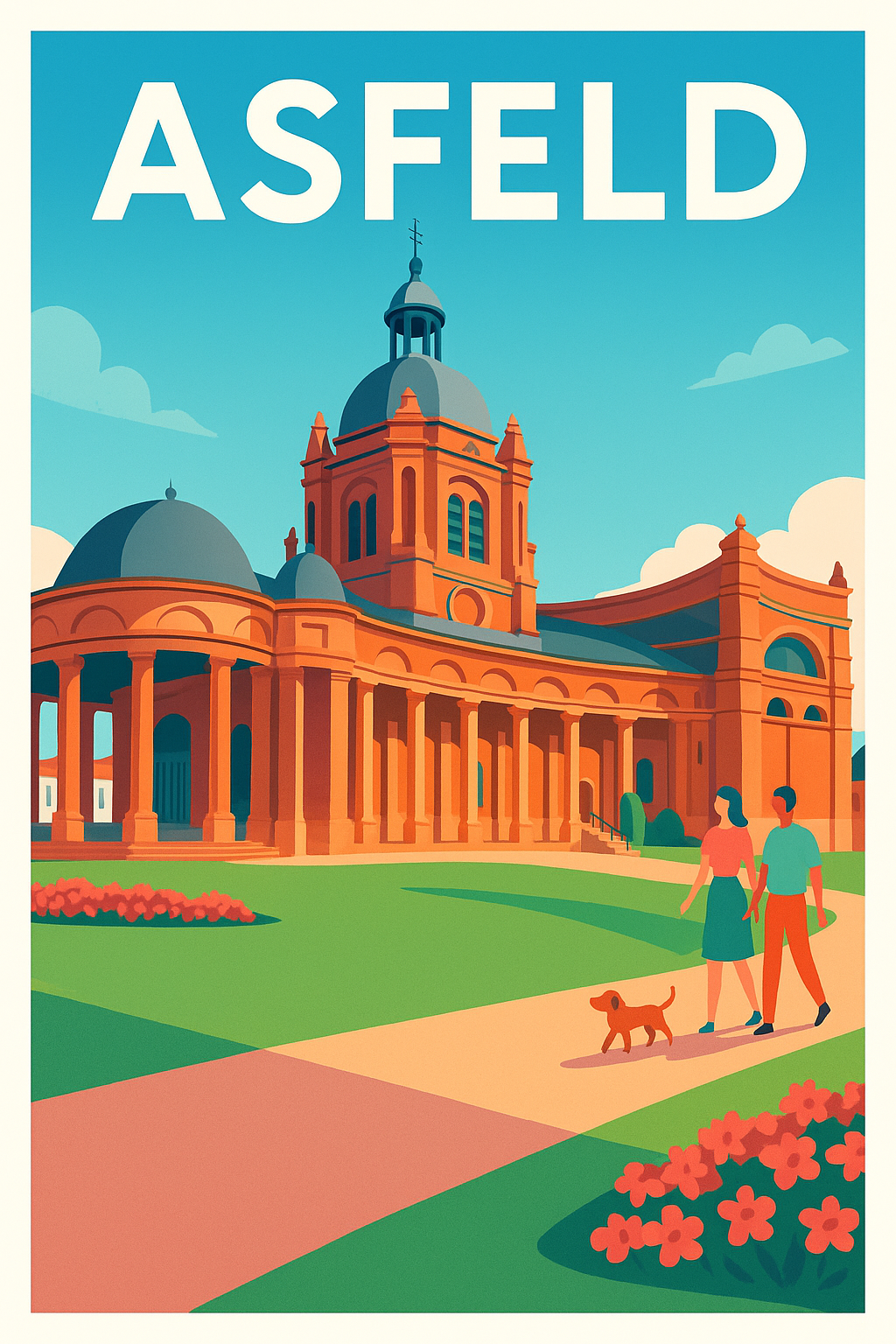 Affiche de Asfeld - Charme et élégance architecturale
