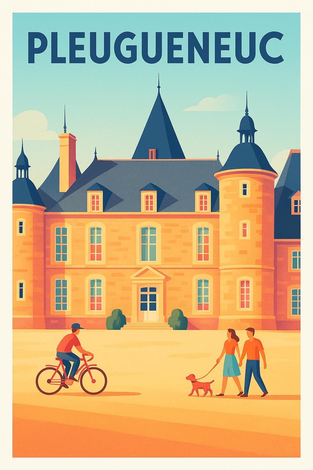Affiche de Pleugueneuc - Charme et sérénité au cœur de la Bretagne