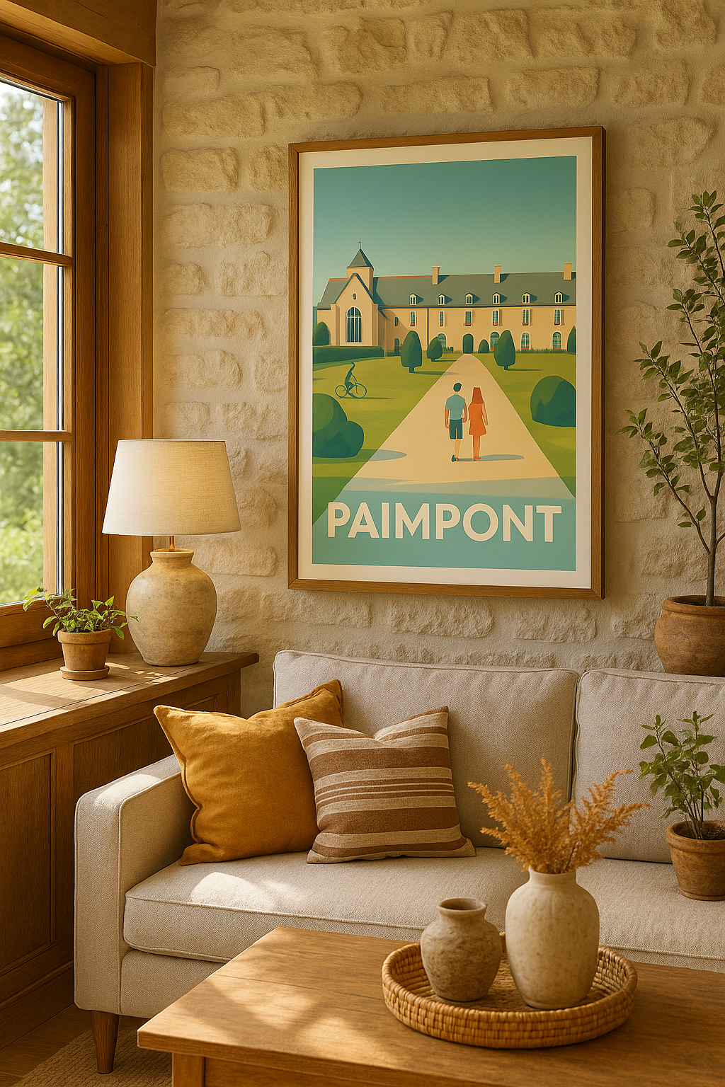 Mise en situation Affiche de Paimpont - Promenade romantique au cœur de la forêt