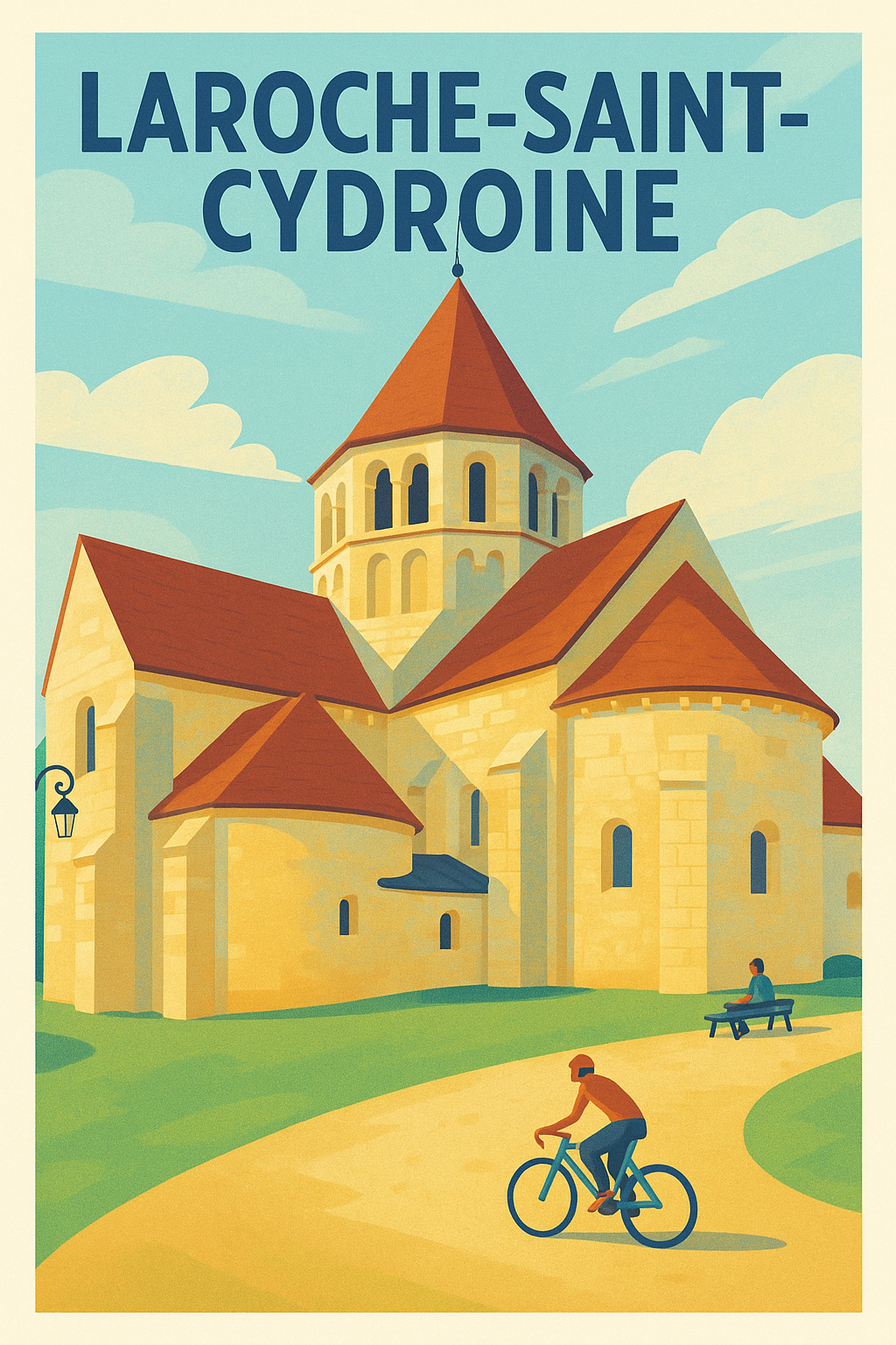 Affiche de Laroche-Saint-Cydroine - Sérénité et patrimoine au cœur de la Bourgogne