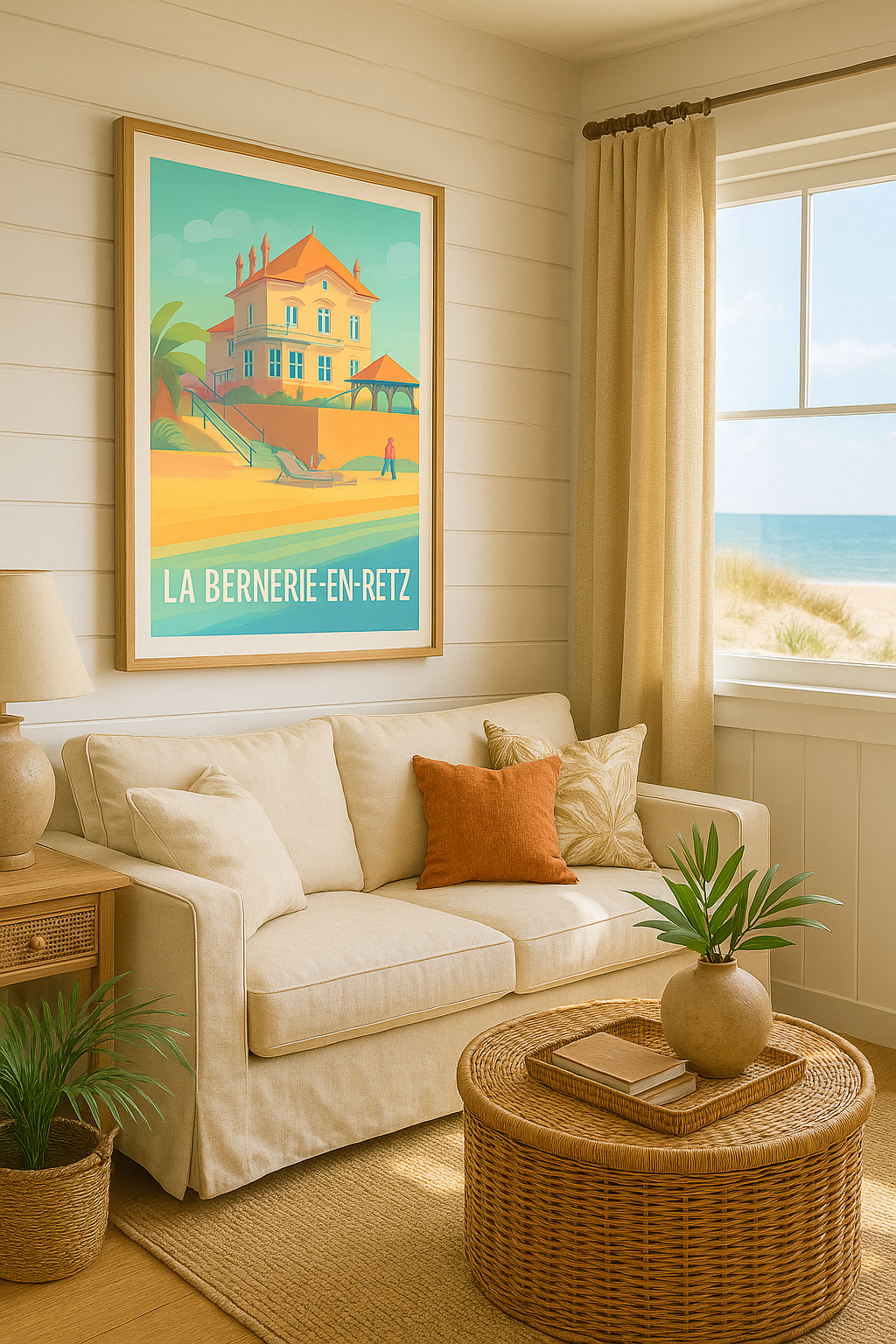 Mise en situation Affiche de La Bernerie-en-Retz - Escapade balnéaire pleine de charme